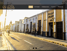 Tablet Screenshot of hostalvillamelgar.com